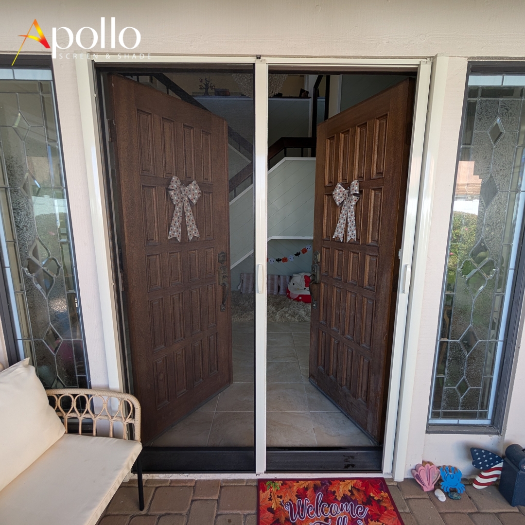 Apollo's Retractable Screens Provide Bug Protection Without Blocking Airflow